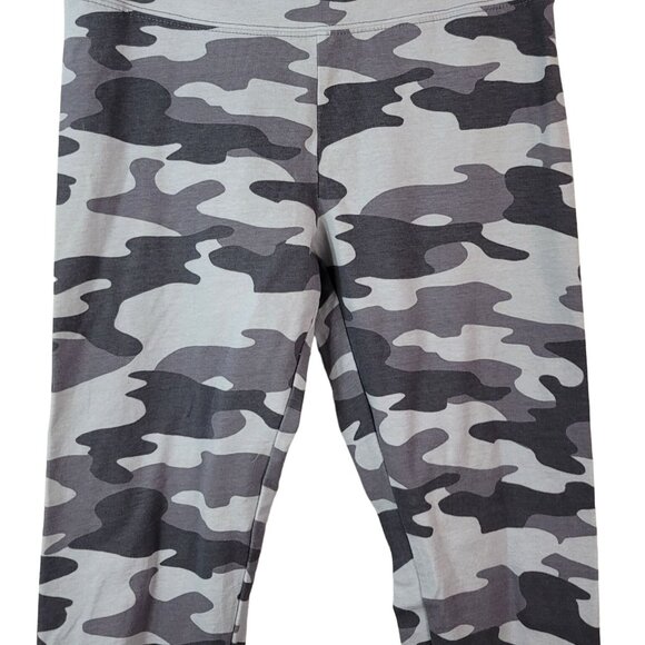 2/$15 SO Camo Leggings Gray Size 10 Large Full Length Pull On Favorite Hi-Rise - Picture 3 of 7